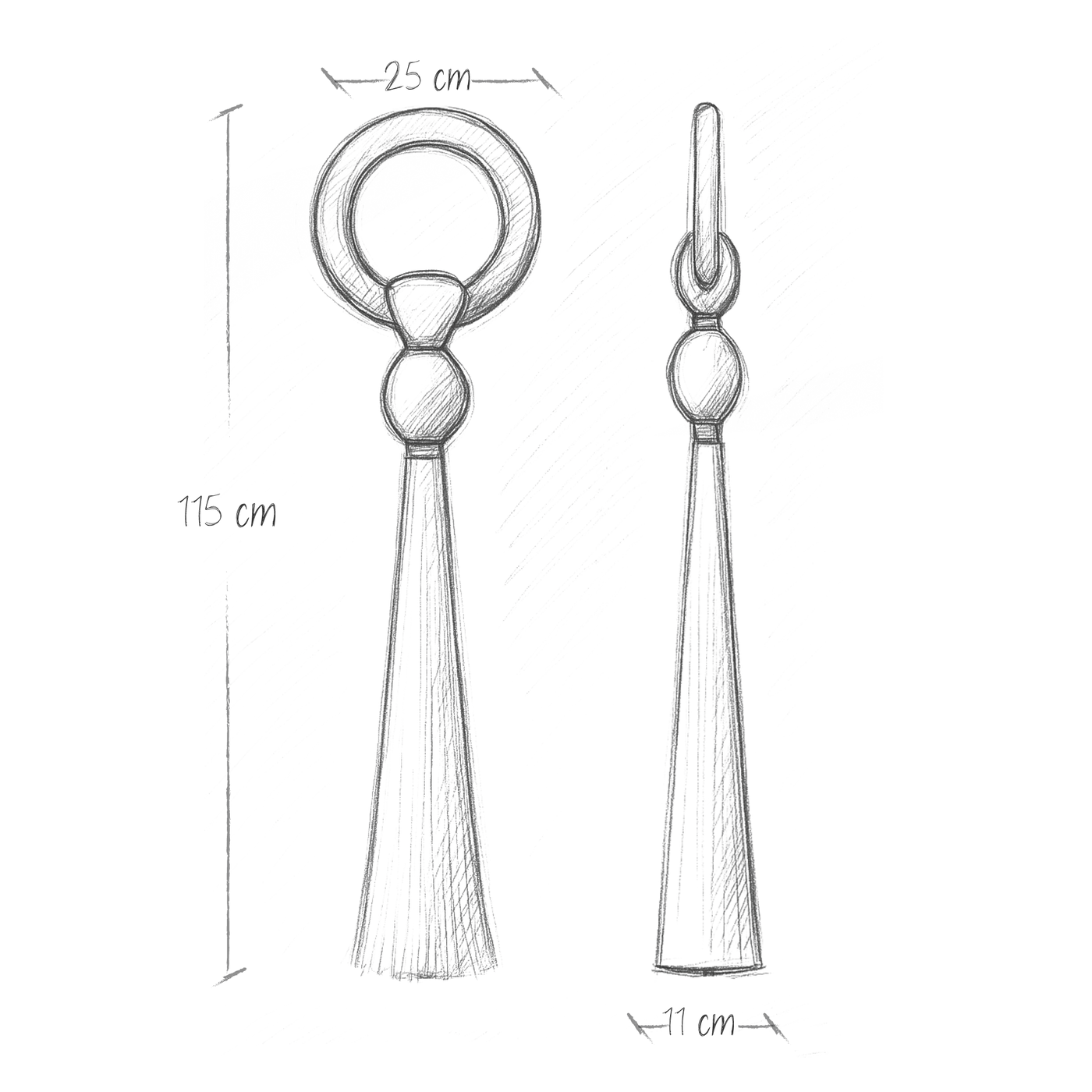 Boceto de dimensiones Amarradero