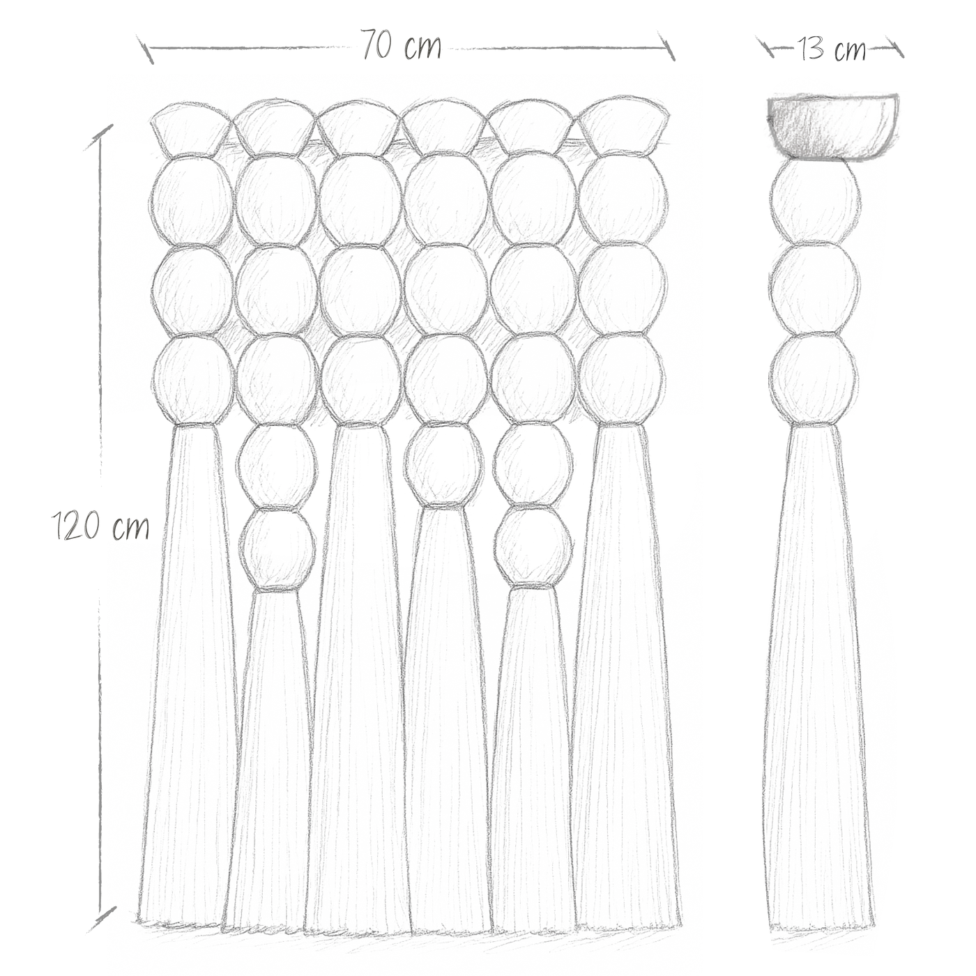 Boceto de dimensiones Códice