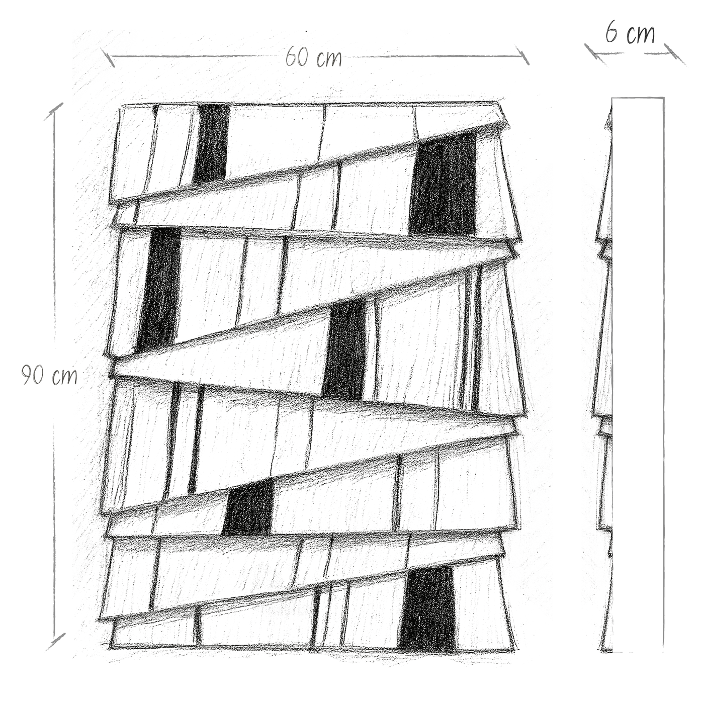 Boceto de dimensiones Mondrian