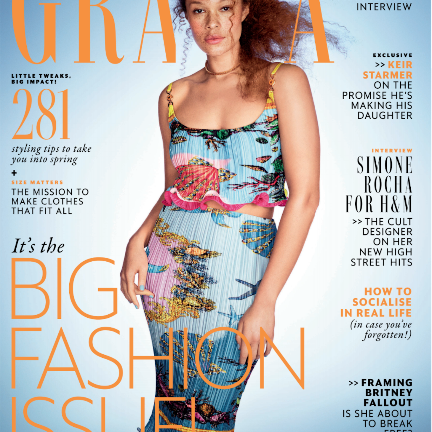 Grazia UK Big Fashion Issue | Febrero 2021