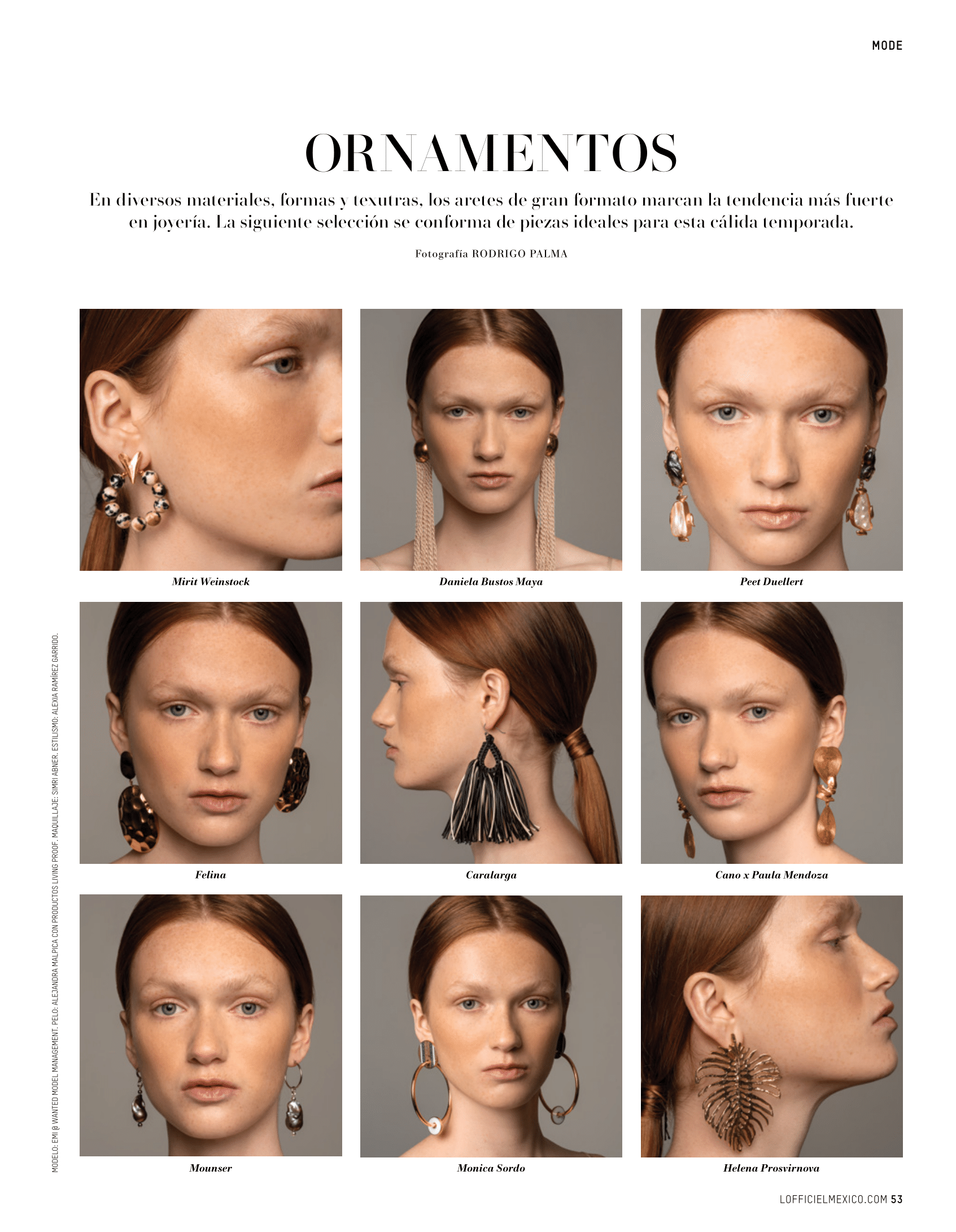 L'OFFICIEL MEXICO (JULIO 2019) - Caralarga México