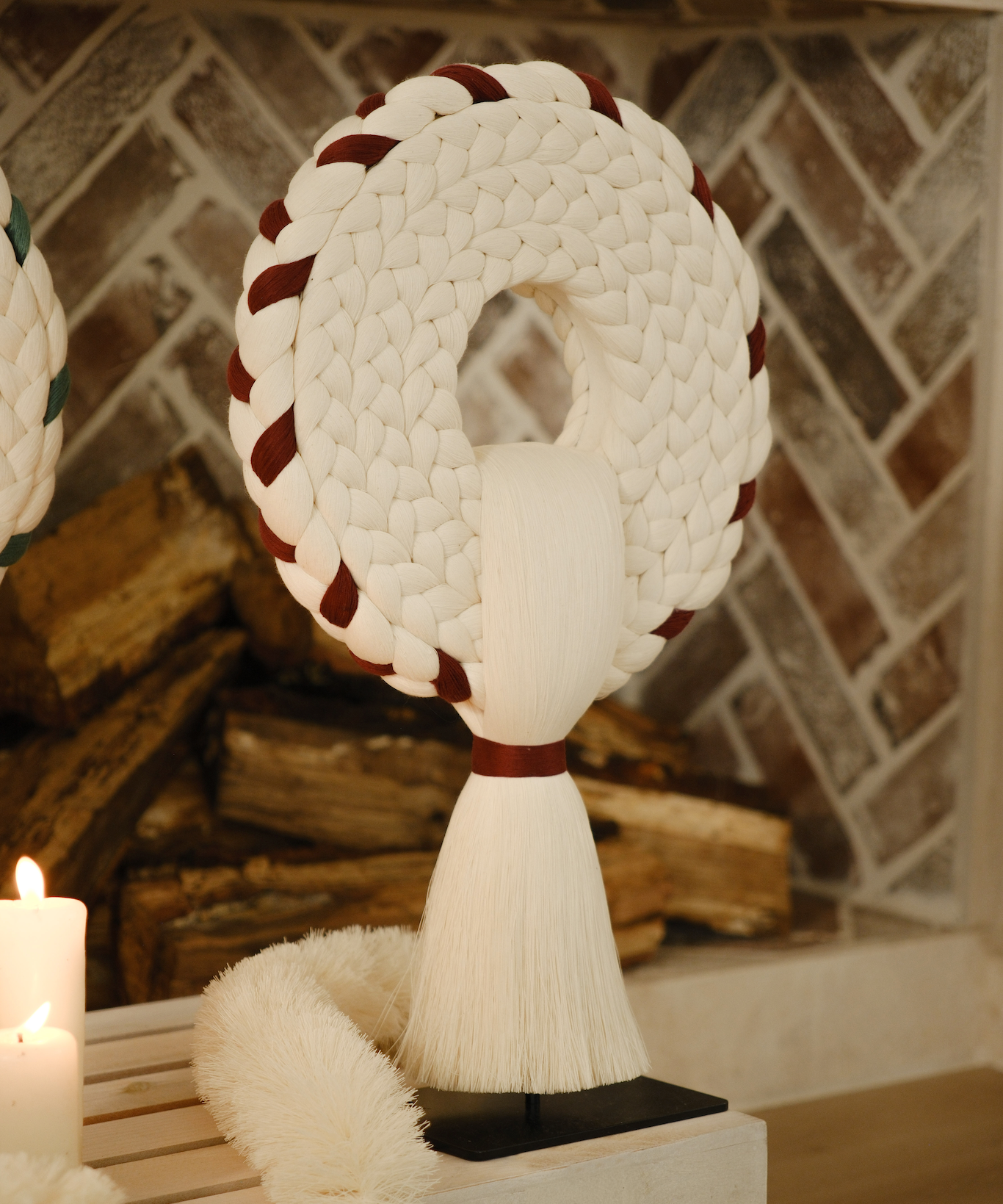 CORONA DE ADVIENTO DE MESA