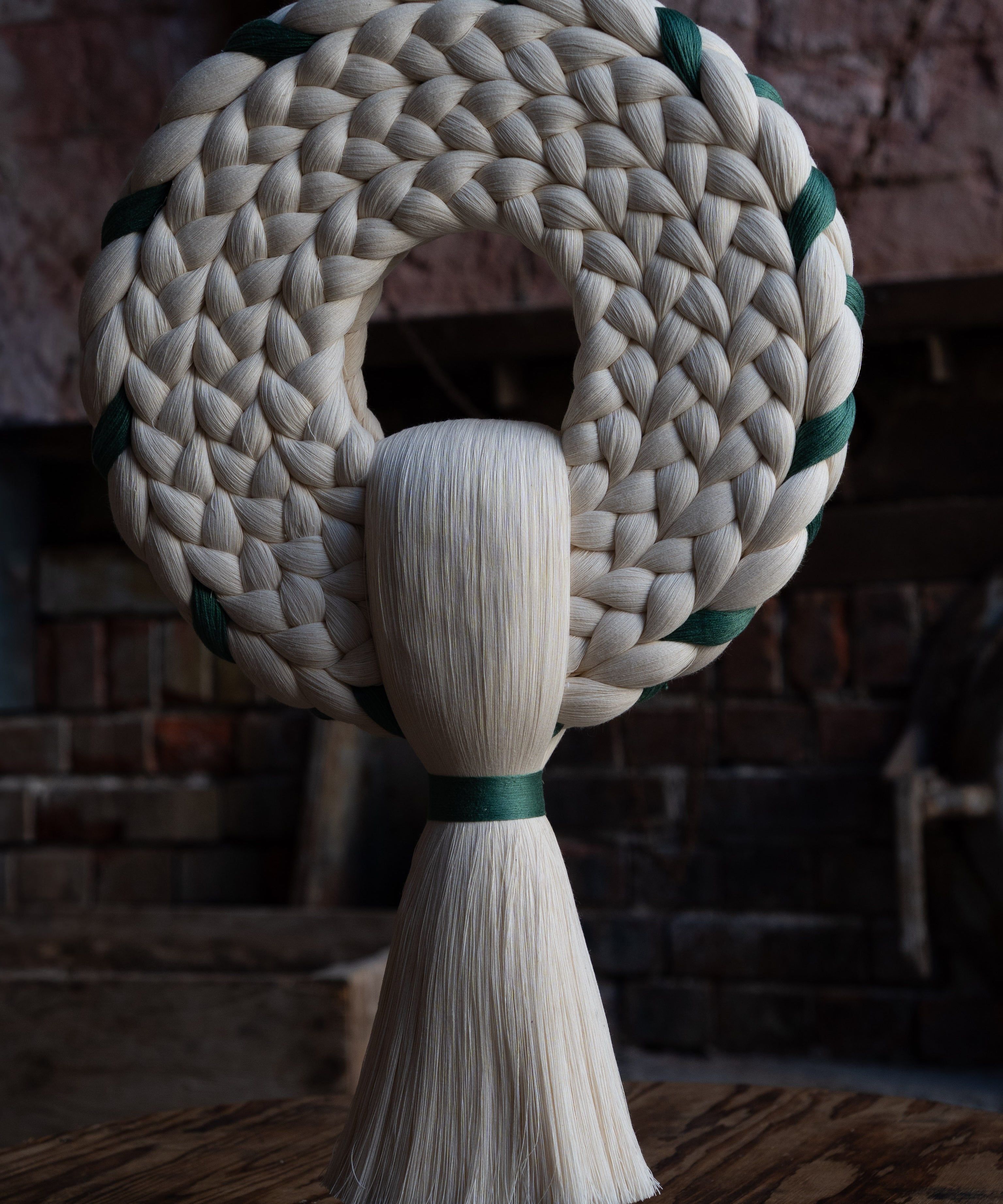 Corona de adviento de mesa