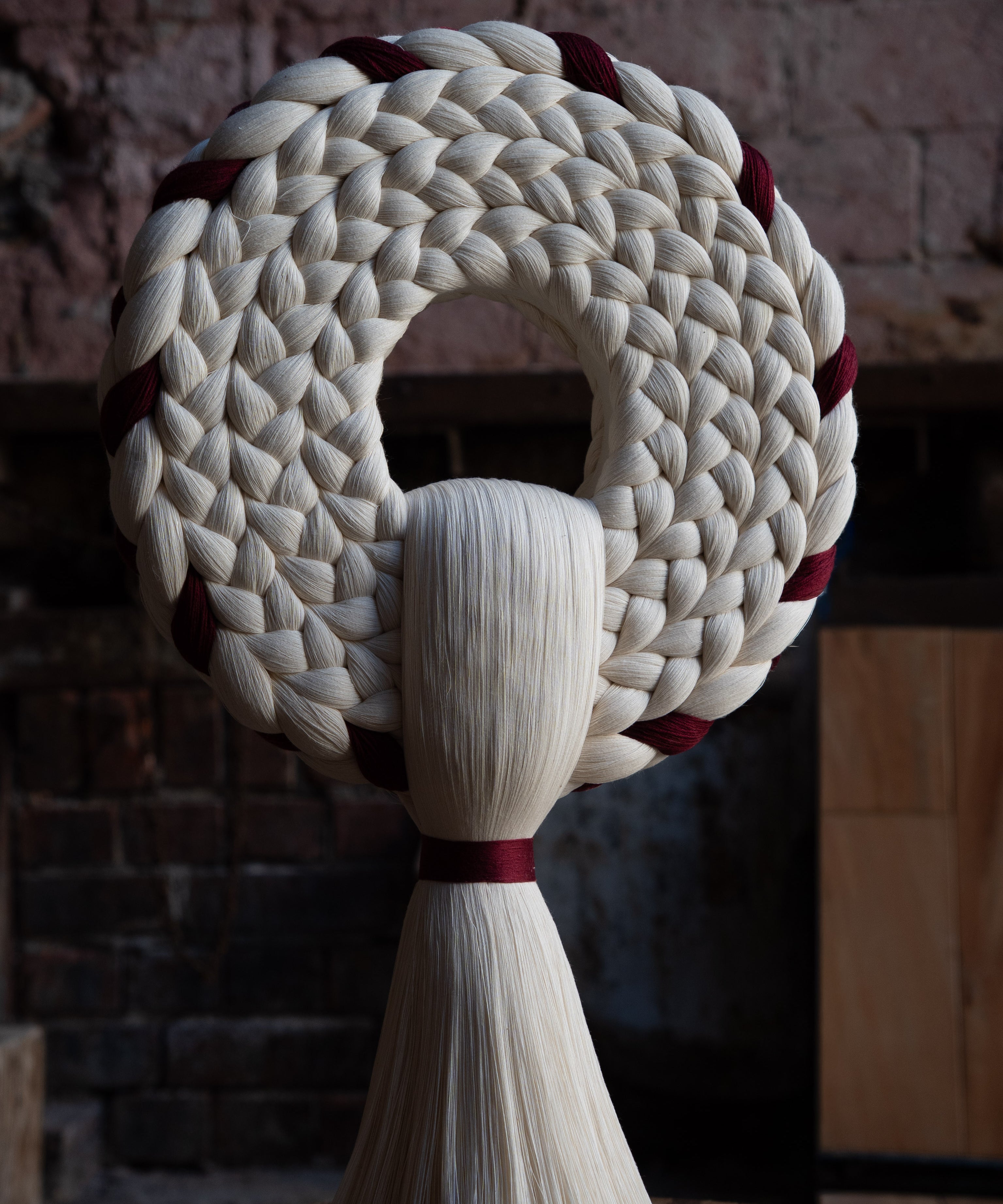 Corona de adviento de mesa