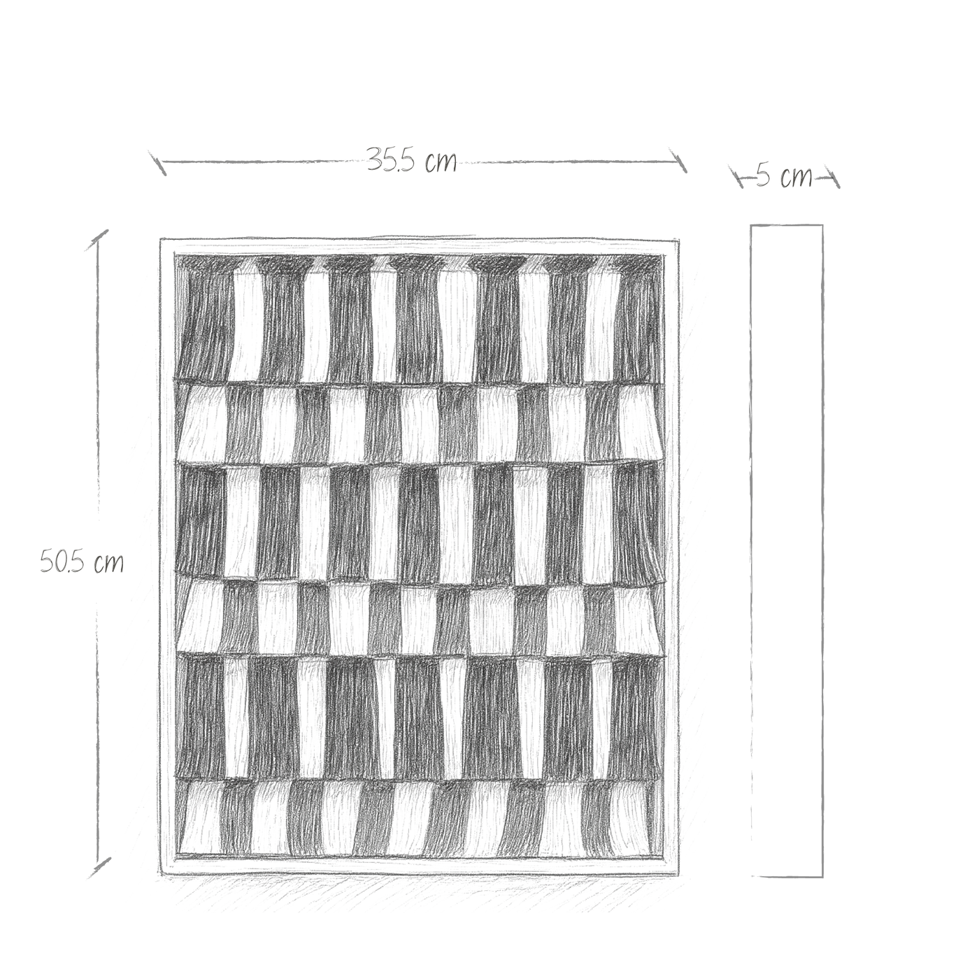 Boceto de dimensiones Palenque